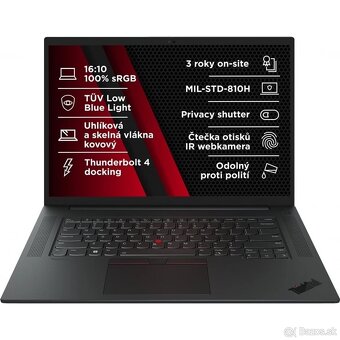 Lenovo ThinkPad P1 gen6 NEROZBALENY cena dohodou - 2