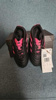 Kopačky Adidas Goletto ( Čierno-ružové ) - 2