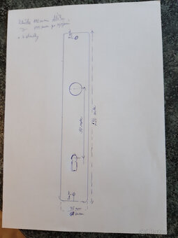 Kľučka lesklá hranatá  - 3 kusy - 2