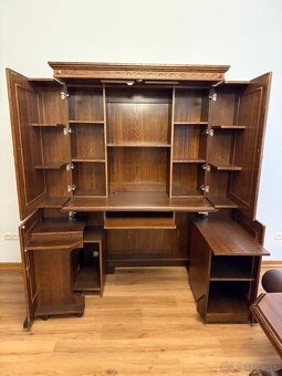 obývacia stena dub masív - 2