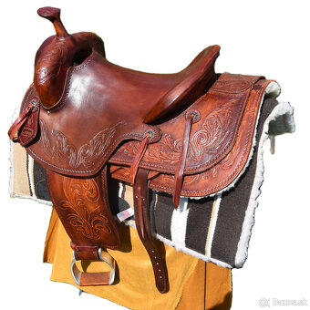 westernové sedlo - 2