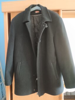 Pánsky zimný elegantný kabát - 2