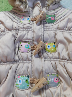 Teplá mačičková bunda Next 12-18 mes - 2