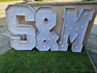 Písmena na svadbu S & M - 2