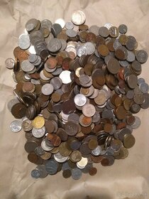 Lot 4,5kg mincí z Európy mimo ČSR 1950-súčasnosť - 2