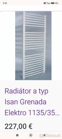 Kúpeľňový radiátor ISAN - 2