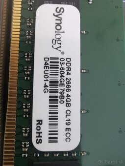 Predam 2ks Synology DDR4 4G UN ECC - 2