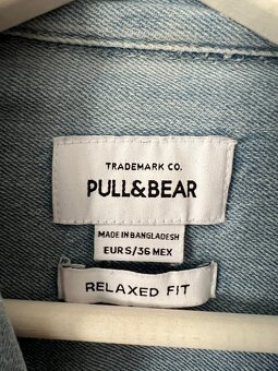 Pánska rifľová košeľa Pull&Bear (S) - TOP STAV - 2