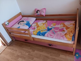 Detská posteľ 190 x 80 cm z masívu - 2