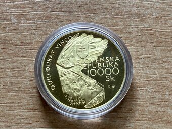 10000sk 2000 Bimilenium zlatá zberateľská minca Slovensko - 2