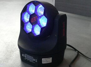 Otočné hlavy 6x15 watt - 2