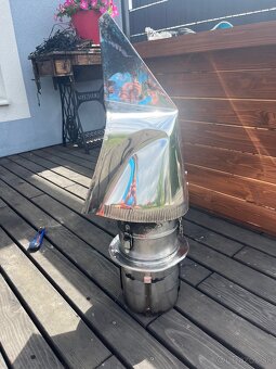 Čiapka na komín Rotovent "kohút" vtláčací, výklopný - 2