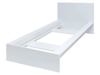 Predám novú posteľ – Rám postele Genf, 90 cm, biely (Lidl) - 2