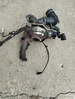 turbo, turboduchadlo, 1.6 tdi 55kw caya fabia 2 škoda - 2