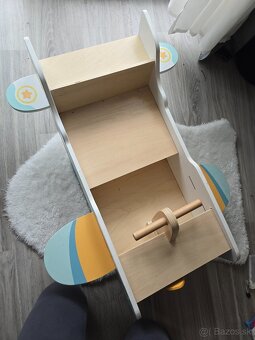Montessori hojdacka drevené lietadlo Zopa - 2