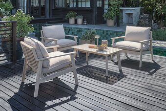 Zahradny nabytok z akáciového dreva 🪵 – nove, nepouzite - 2