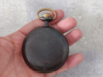 Obrovské kapesní hodinky Regulateur 67mm s průhlednou pracho - 2