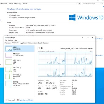 Pocitac Lenovo Y700 [i5 6600, 16GB DDR4, GTX1660Ti 6BG] - 2