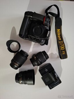 Nikon d700 + 3x objektív + príslušenstvo - 2
