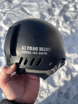 Prilba K2 - veľkosť S + okuliare - 2