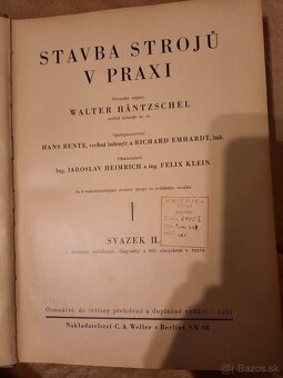 Walter Häntzschel - Stavba stroju v praxi, diel 2 - 2
