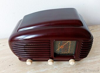 Krásný bytový doplněk - starožitné rádio, excelentní stav - 2