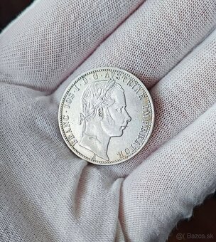 1 zlatnik 1863 A, vzácny, krásny - 2