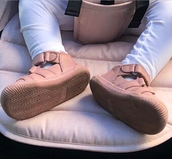 Ružové kožené barefoot sandále Protetika Kendy Nude, 21, 25 - 2