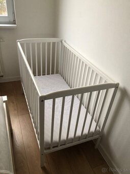 Detská drevená postieľka - 2