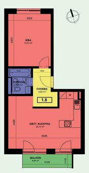 2-izb. byt - novostavba - NOVÝ MARTIN - Ul.Záturecká - 2