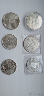strieborne mince - 2