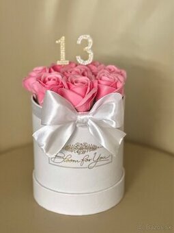 Box mydlových ruží so zápisom - 2