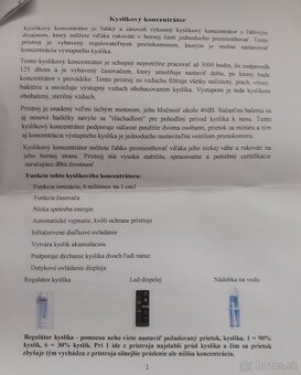 Predám kyslíkový prístroj - 2