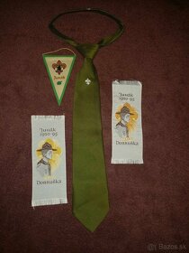 SKAUT - kravata - vlajočka - záložky - žetóny - 2