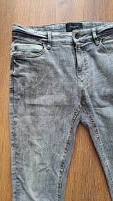 Pánske šedé džínsy - 2
