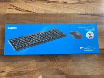 Set klávesnice a myši Rapoo 8050T Set CZ/SK - 2