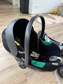 Vajicko Cybex Aton S2 + isofix Base One + adaptery - 2