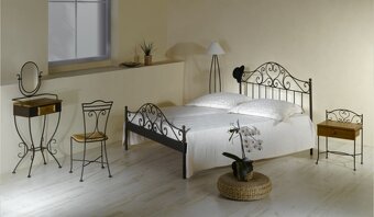 Elegantná ručne kovaná posteľ MALAGA-160x200cm - 2