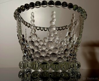 Nádherná efektná veľká sklenená misa - 2