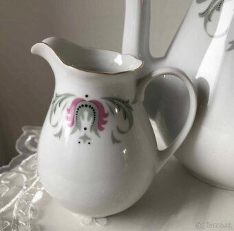 Retro čajník a mliečnik značka Czechoslovakia - 2