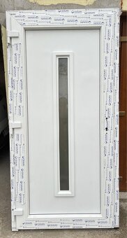 Plastove dvere Antracit/biela - 2