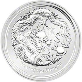 Investičné striebro - minca 0,5OZ LUNAR II - Year of dragon - 2