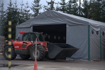 používaná PLACHTOVÁ HALA + posuvná brána - 2