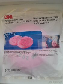 Predám novú polomasku 3M 6200 + 4 ks filtre 2091 - 2