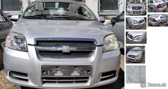 Chevrolet Aveo 1.4 2009 predám NÁRAZNÍK KAPOTA SVETLO F14D3 - 2