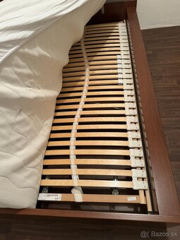 Kvalitna postel 220x180cm komplet s matracom a roštom - 2