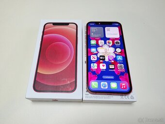 APPLE IPHONE 12 64GB RED ,ZDRAVIE BATERKY 100% - 2