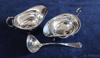 Investičné striebro–omáčkové loďky-Británia-rok 1919- 185g - 2