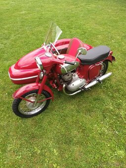 Jawa 350 se sajdou Velorex - 2