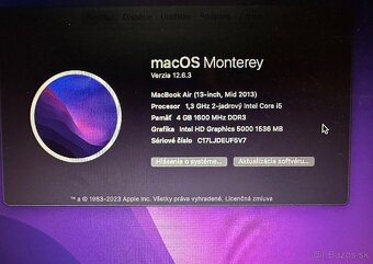 Macbook air 13” - 2